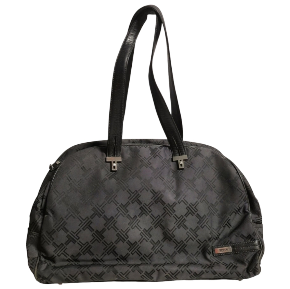 Tumi Black Printed Travel Tote